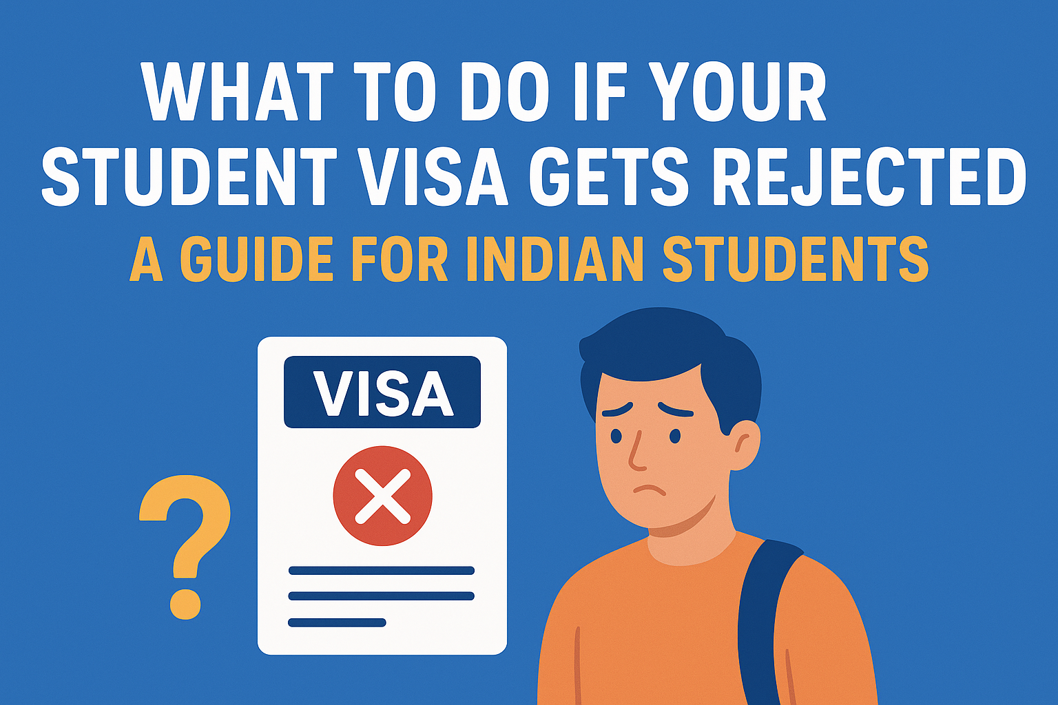 What to Do If Your Student Visa Gets Rejected: A Guide for Indian Students